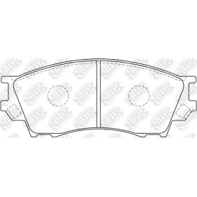 Bremsbeläge von NiBK PN5334