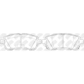 Bremsbeläge von NiBK PN5544