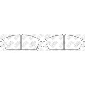 Bremsbeläge von NiBK PN8293