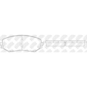 Bremsbeläge von NiBK PN9802