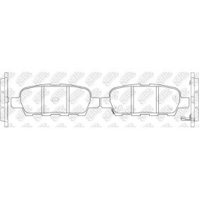 Bremsbeläge von NiBK PN9805