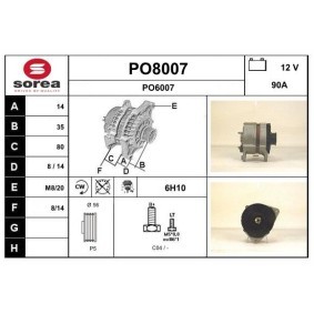 Lichtmaschine PO8007
