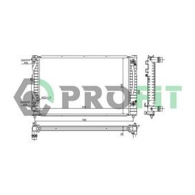 Achetez des Radiateur du moteur PROFIT PR 0017A1 à prix pour 74,39 €