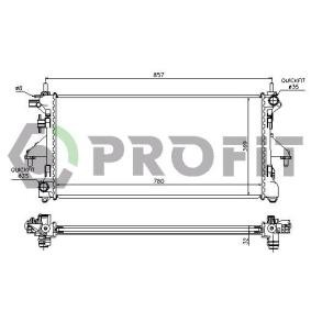 Acquista Radiatore motore da PROFIT PR 0540N3 a buon mercato per soli 113,15 €