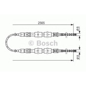 Handbremsseil 1 987 477 041 von BOSCH günstig für 20,92 € online kaufen