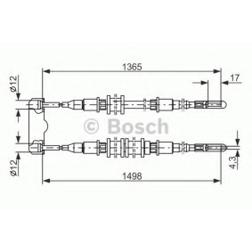 Handbremsseil 1 987 477 130