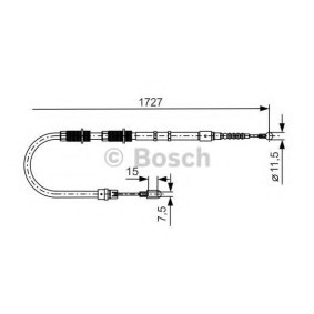 Acquista Cavo freno a mano da BOSCH 1 987 477 259 a buon mercato per soli 26,84 €