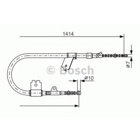 Handbremsseil 1 987 477 397