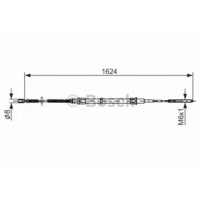 Handbremsseil 1 987 477 407 von BOSCH günstig für 15,60 € online kaufen