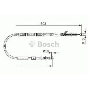 Handbremsseil für TOYOTA von BOSCH