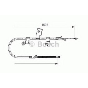 Handbremsseil 1 987 477 543