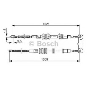 Handbremsseil 1 987 477 769 von BOSCH günstig für 27,49 € online kaufen