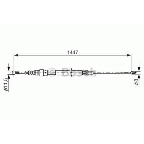 Acquista Cavo freno a mano da BOSCH 1 987 477 802 a buon mercato per soli 20,53 €