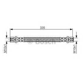 Comprar Latiguillo de freno de BOSCH 1 987 481 281 a bajo precio de 24,57 €