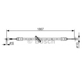 Handbremsseil 1 987 482 028
