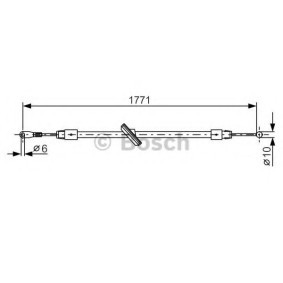 Handbremsseil 1 987 482 030