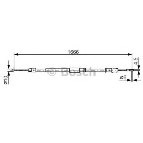 Handbremsseil 1 987 482 032