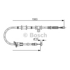 Handbremsseil für MITSUBISHI von BOSCH
