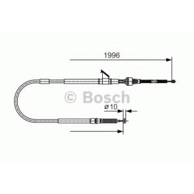 Handbremsseil für MITSUBISHI von BOSCH