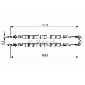 Handbremsseil 1 987 482 107
