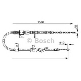 Handbremsseil für HYUNDAI von BOSCH