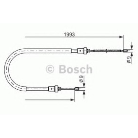 Handbremsseil 1 987 482 233