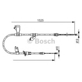 Handbremsseil für MITSUBISHI von BOSCH