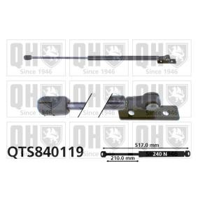 Köp Gasfjäder, motorhuv av QUINTON HAZELL QTS840119 till det låga priset 1255,74 kr
