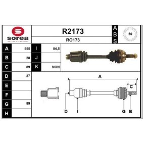 Comprar Árbol de transmisión de SNRA R2173 a bajo precio de 224,56 €