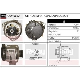 Lichtmaschine für FIAT von DELCO REMY