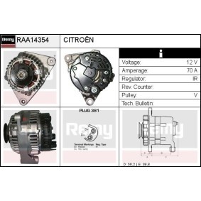 Lichtmaschine RAA14354