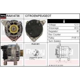 Lichtmaschine RAA14736 von DELCO REMY günstig für 146,58 € online kaufen