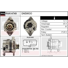 Lichtmaschine RAA14749 für DAEWOO