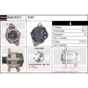 Lichtmaschine RAA15317 von DELCO REMY günstig für 160,34 € online kaufen