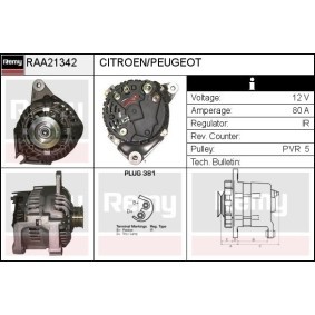 Lichtmaschine RAA21342 von DELCO REMY günstig für 149,73 € online kaufen