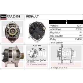 Lichtmaschine von DELCO REMY