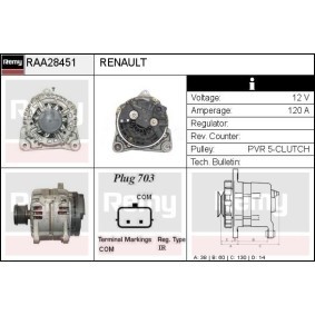 Lichtmaschine von DELCO REMY