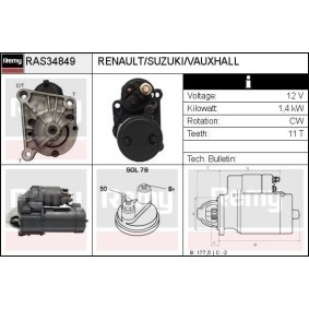 Anlasser für DACIA von DELCO REMY