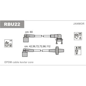 Compre Jogo de cabos de ignição da JANMOR RBU22 a um preço baixo por 56,88 €