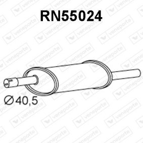 Endschalldämpfer von VENEPORTE für 1310 Stufenheck (U, X) günstig online kaufen