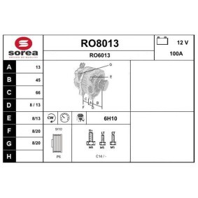 Köp Generator av SNRA RO8013 till det låga priset 2587,46 kr