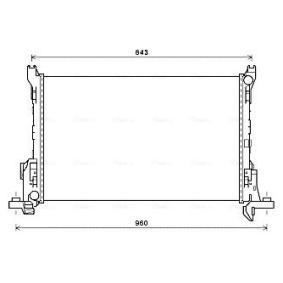 Achetez des Radiateur de chez AVA COOLING SYSTEMS en ligne pour Vivaro Camion à Plateau / Châssis (X82) à prix modérés