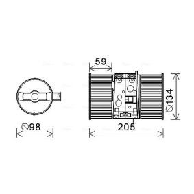 Köp Elektrisk motor, kupéfläkt av AVA COOLING SYSTEMS RT8586 till det låga priset 3154,00 kr