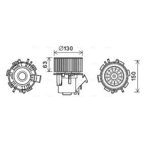 Achetez des Moteur électrique, pulseur d'air d'habitacle AVA COOLING SYSTEMS RT8599 à prix pour 148,78 €