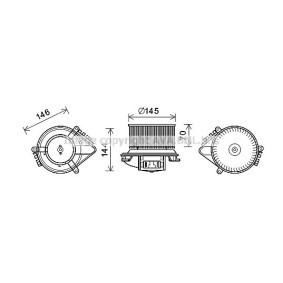 Acquista Elettromotore ventola abitacolo da PRASCO RT8621 a buon mercato per soli 132,06 €
