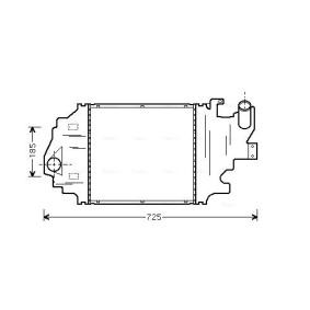 Kjøp Intercooler av AVA COOLING SYSTEMS RTA4320 til den lave prisen 3460,51 NOK