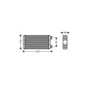 Acquista Radiatore riscaldamento da AVA COOLING SYSTEMS online per Master Pro Van (FH__) a prezzi moderati