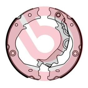 Köp Handbromsbackar av BREMBO S 30 540 till det låga priset 494,04 kr