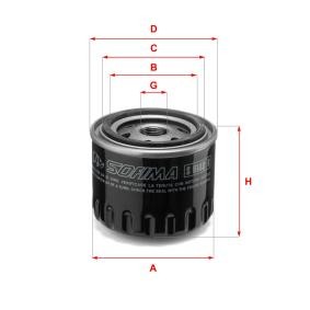 Achetez des Filtre à huile SOFIMA S 6140 R à prix pour 42,51 €