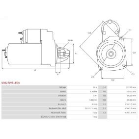 Köp Startmotor av AS-PL S3027(VALEO) till det låga priset 2957,76 kr